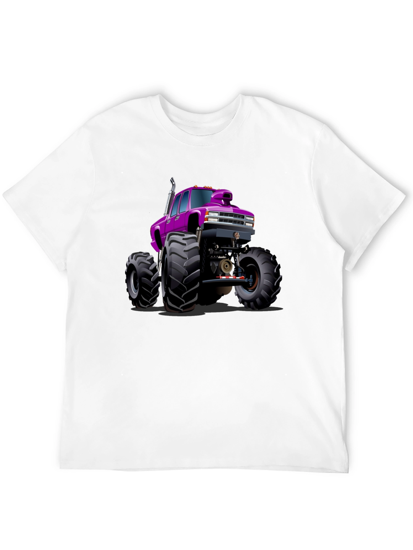 Monster Truck Graphic Tee - Bold Black Cotton