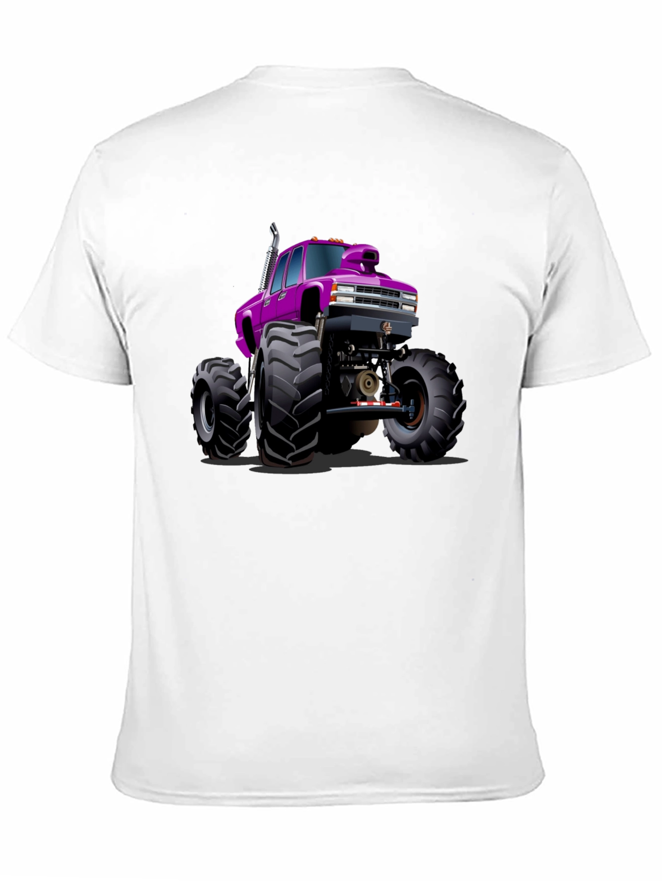 Monster Truck Graphic Tee - Bold Black Cotton