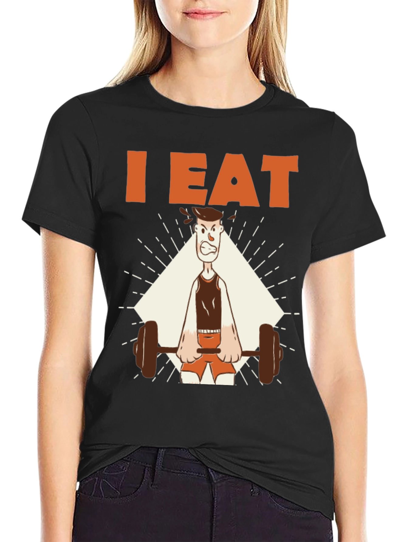 I Eat Weights Graphic T-Shirt