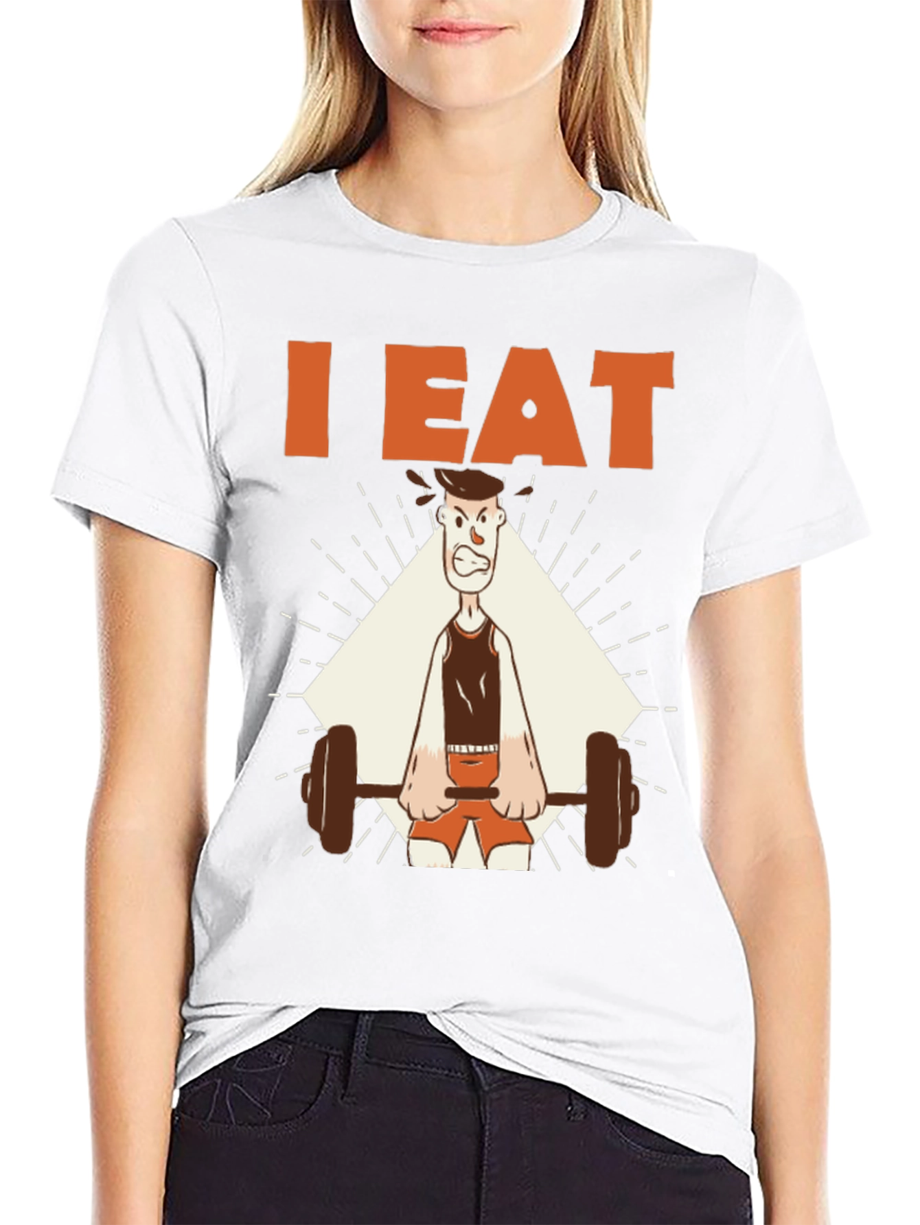 I Eat Weights Graphic T-Shirt