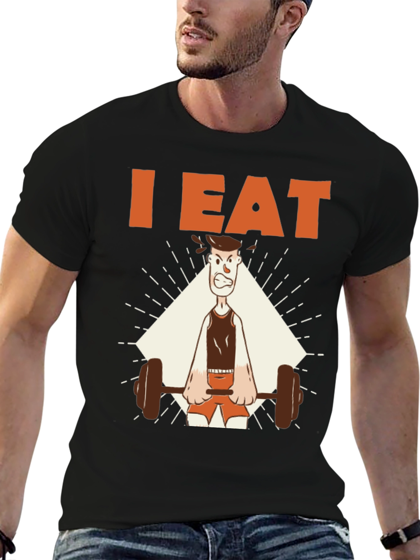 I Eat Weights Graphic T-Shirt