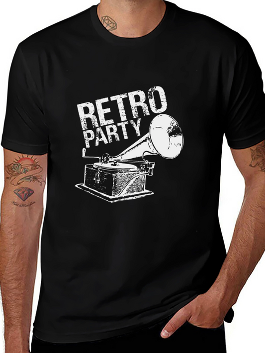 Retro Party T-Shirt - Vintage Style