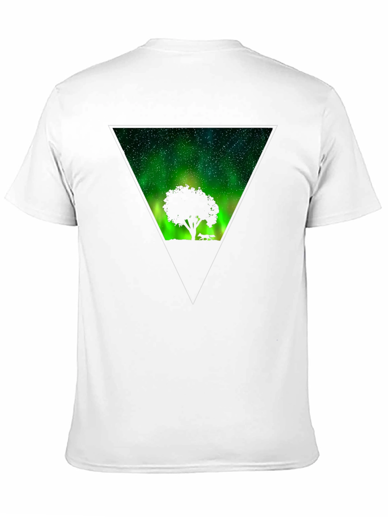 Aurora Tree Graphic Tee - Mens Black T-Shirt