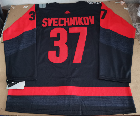 Men's Carolina Hurricanes Andrei Svechnikov #37 Black Player Jerseys