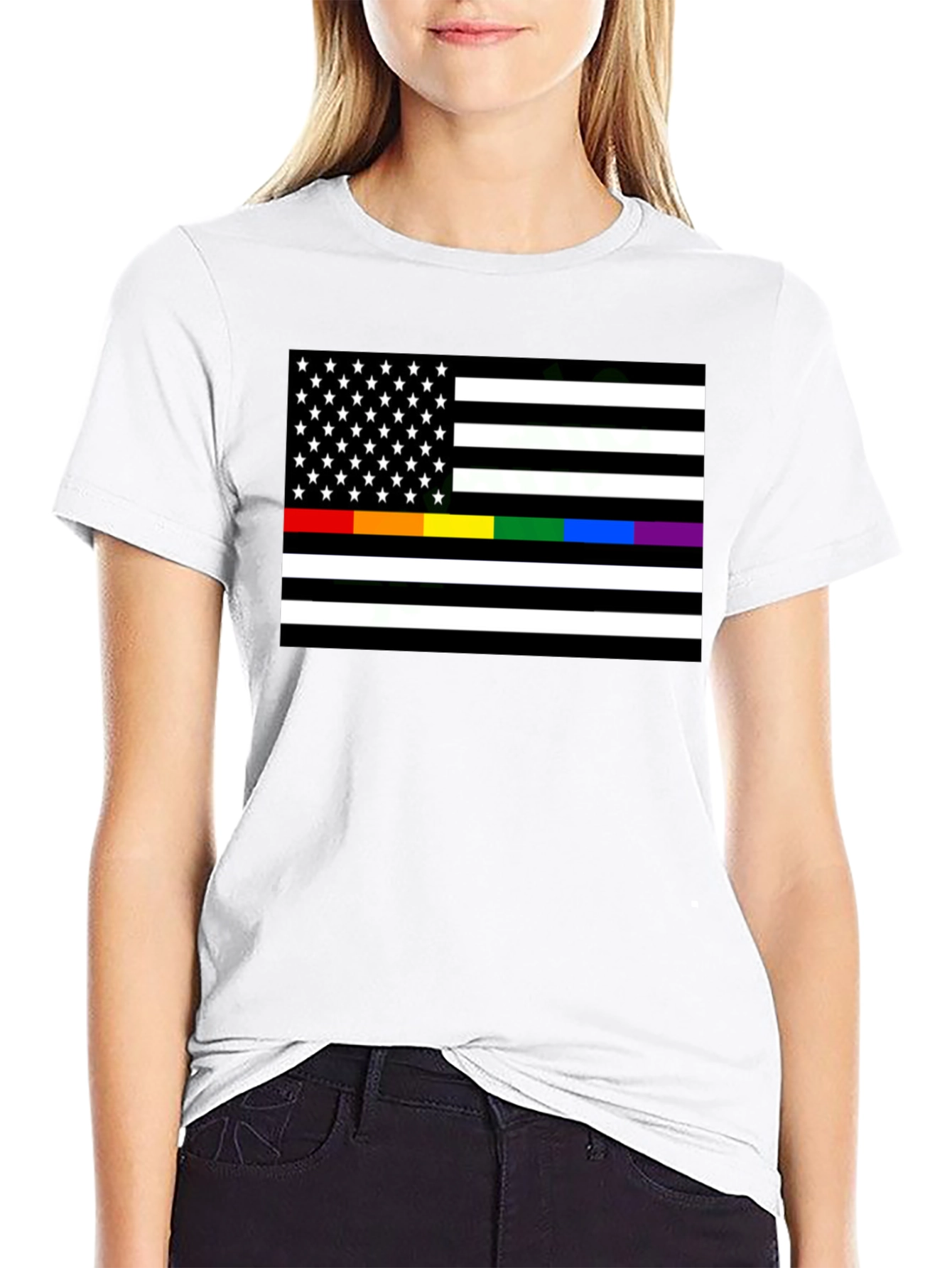 Pride Flag Graphic Tee