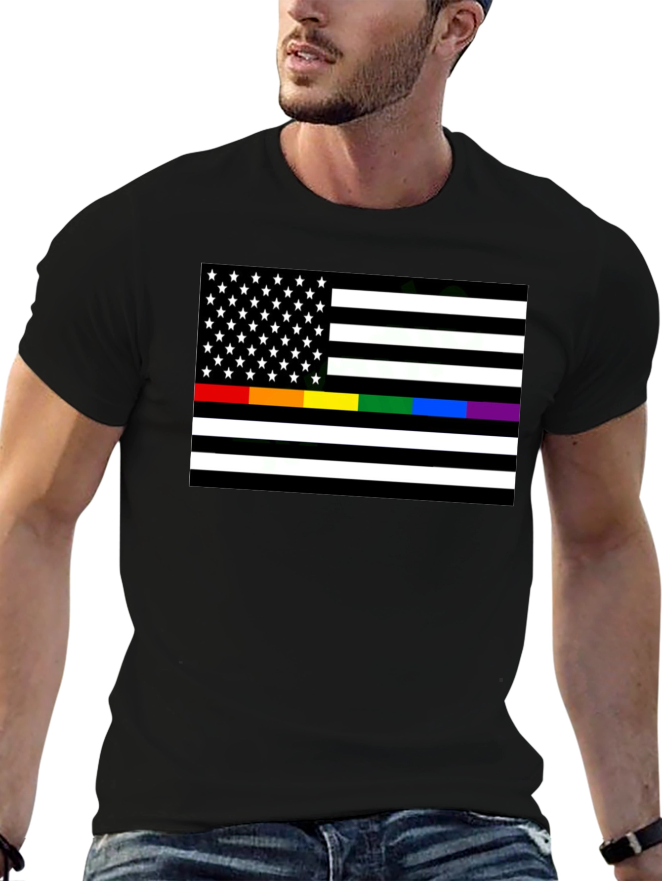 Pride Flag Graphic Tee
