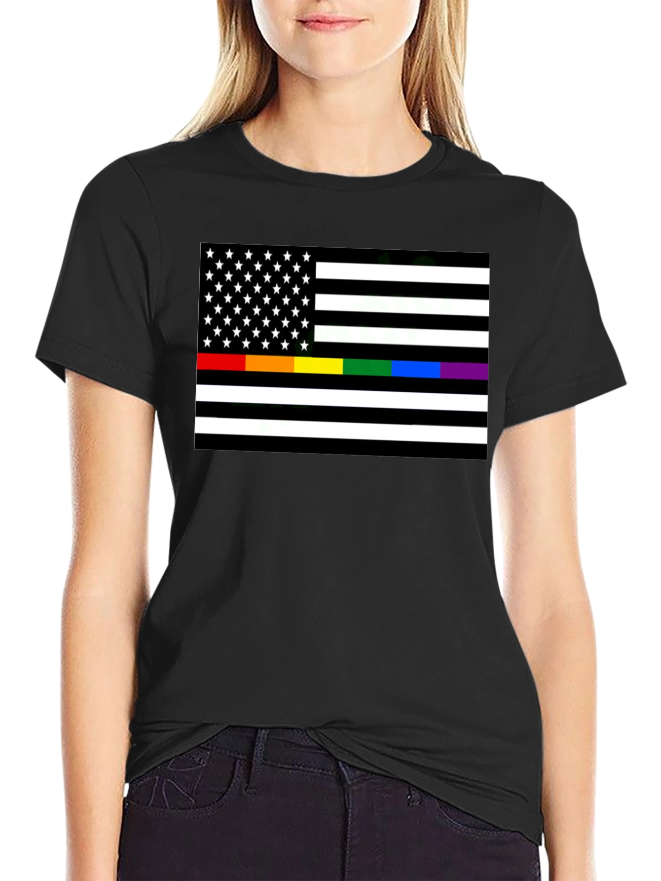 Pride Flag Graphic Tee