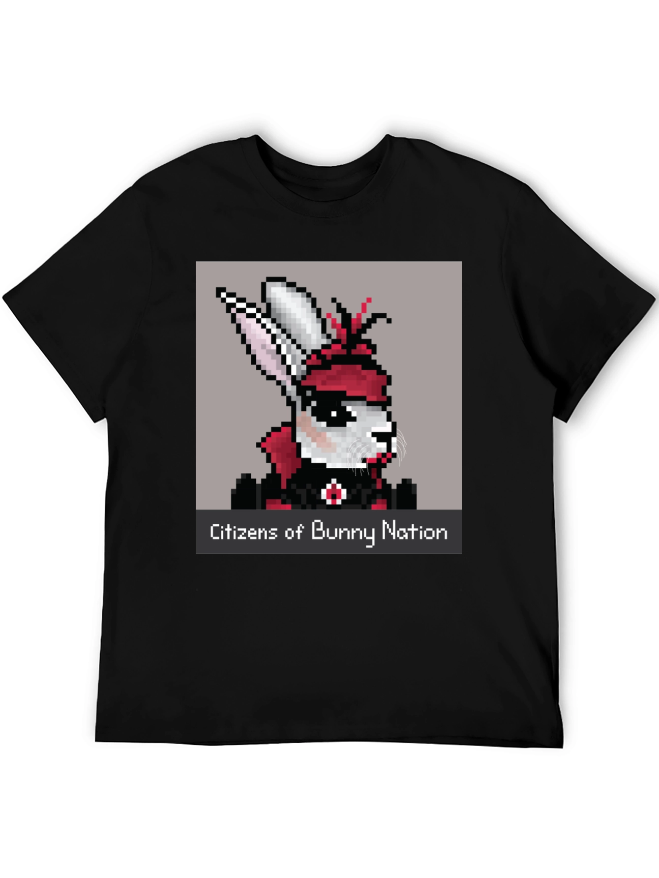 Citizens of Bunny Nation Pixel Art T-Shirt
