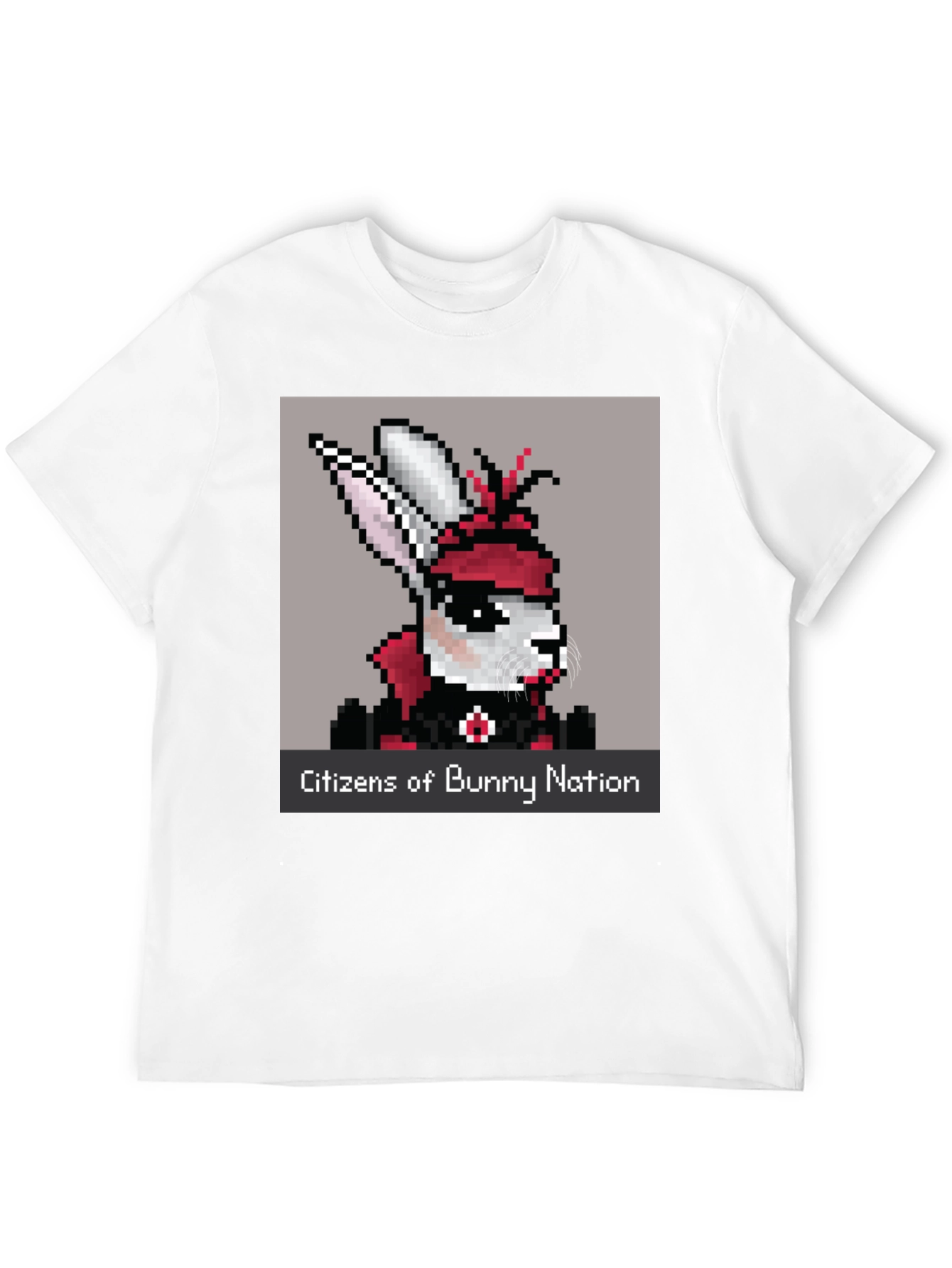 Citizens of Bunny Nation Pixel Art T-Shirt