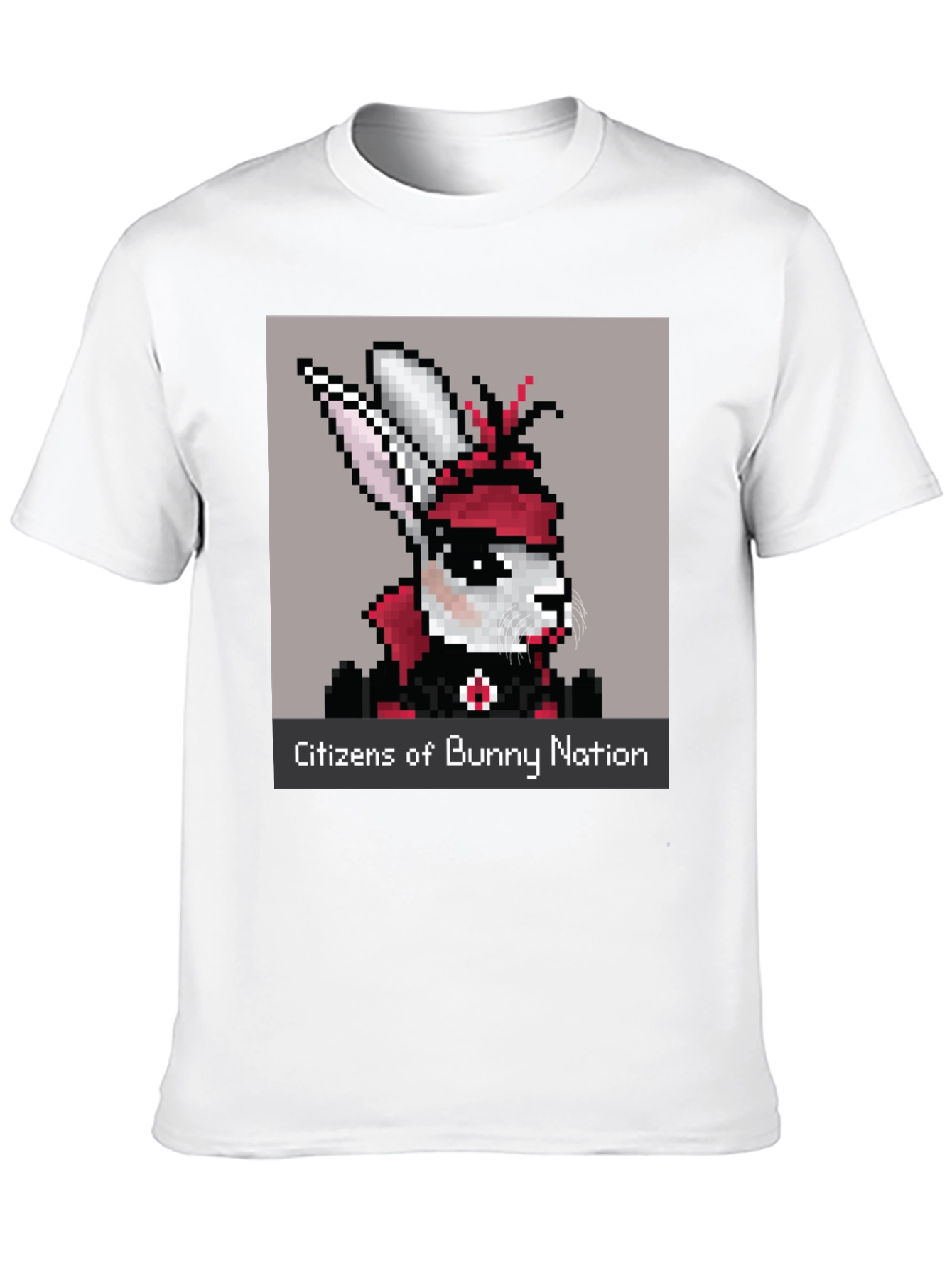 Citizens of Bunny Nation Pixel Art T-Shirt