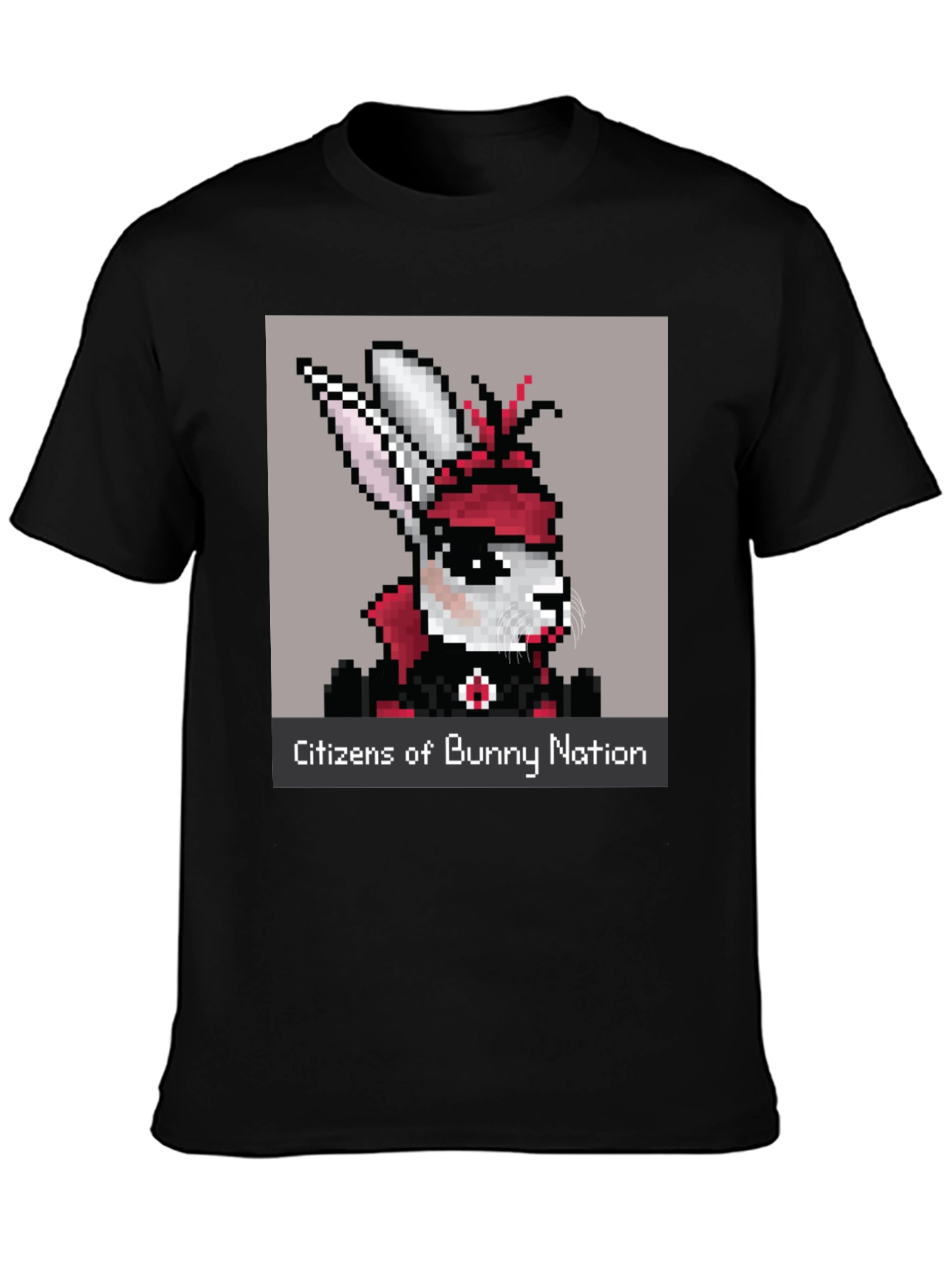 Citizens of Bunny Nation Pixel Art T-Shirt