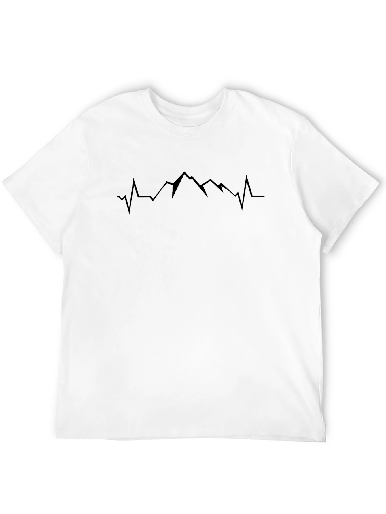 Mountain Pulse Black T-Shirt
