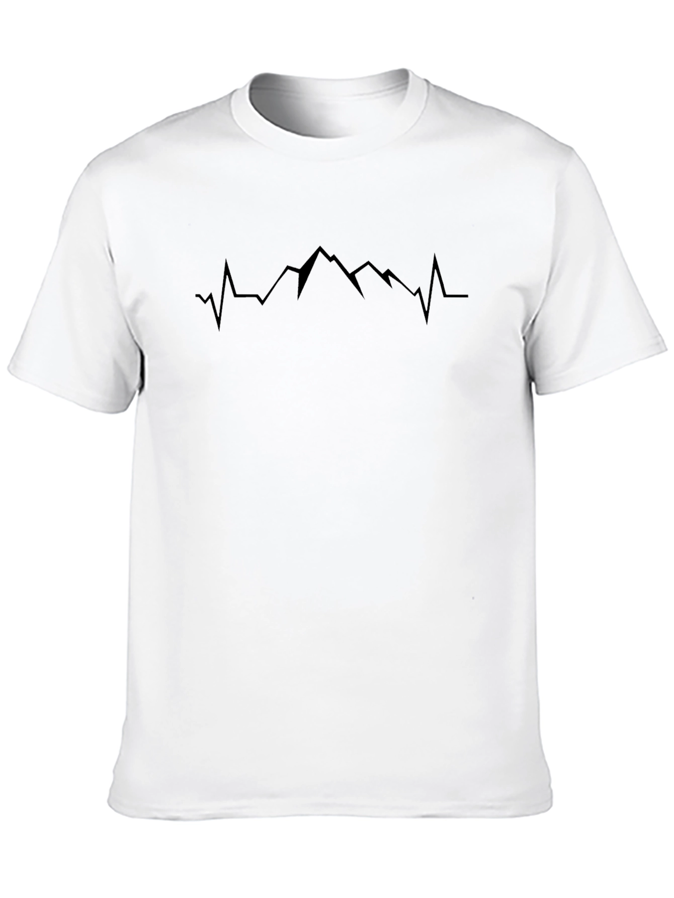 Mountain Pulse Black T-Shirt