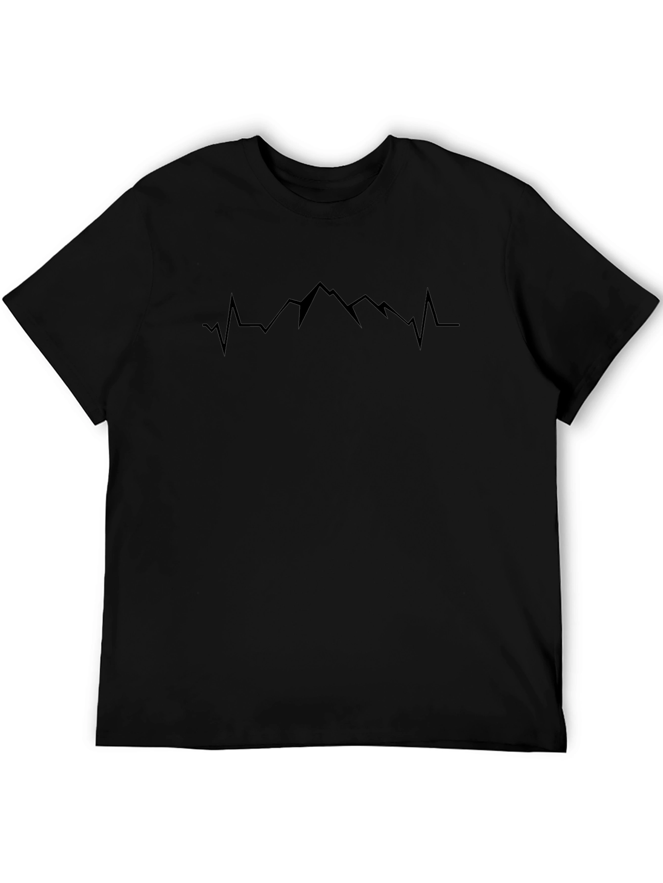 Mountain Pulse Black T-Shirt