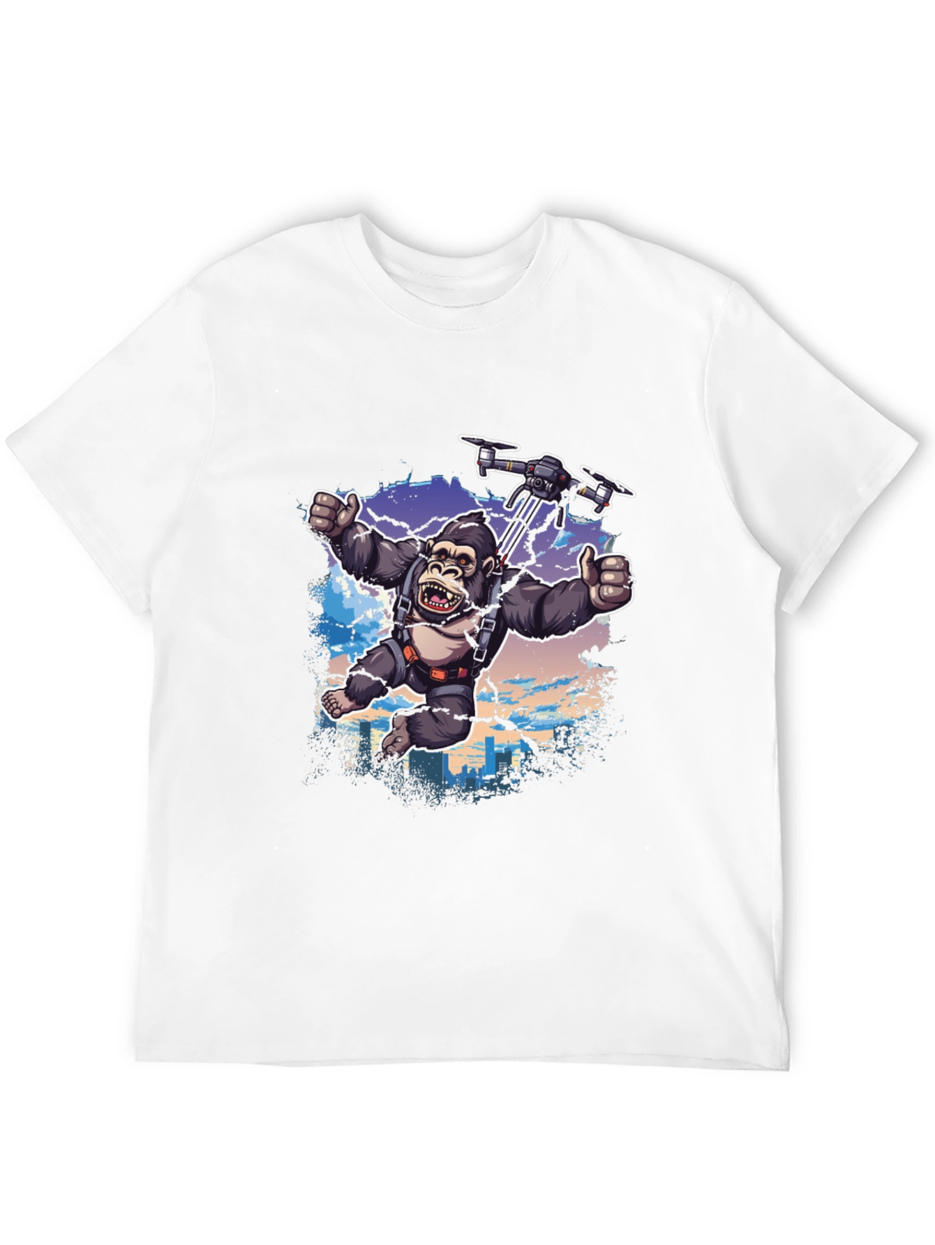 Gorilla Drone T-Shirt - Sky High Adventure!