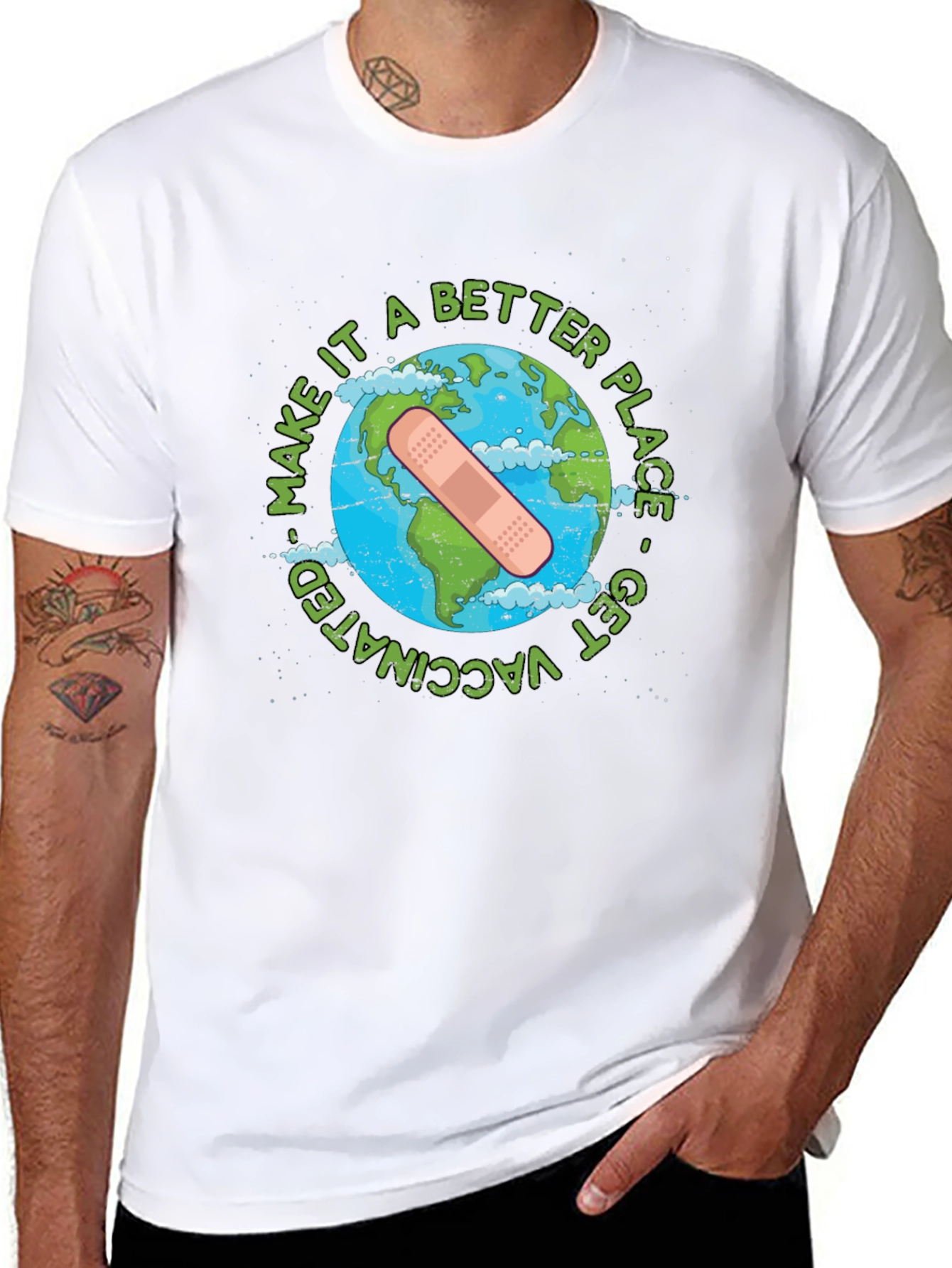 Make It A Better Place Get Vaccinated T-Shirt