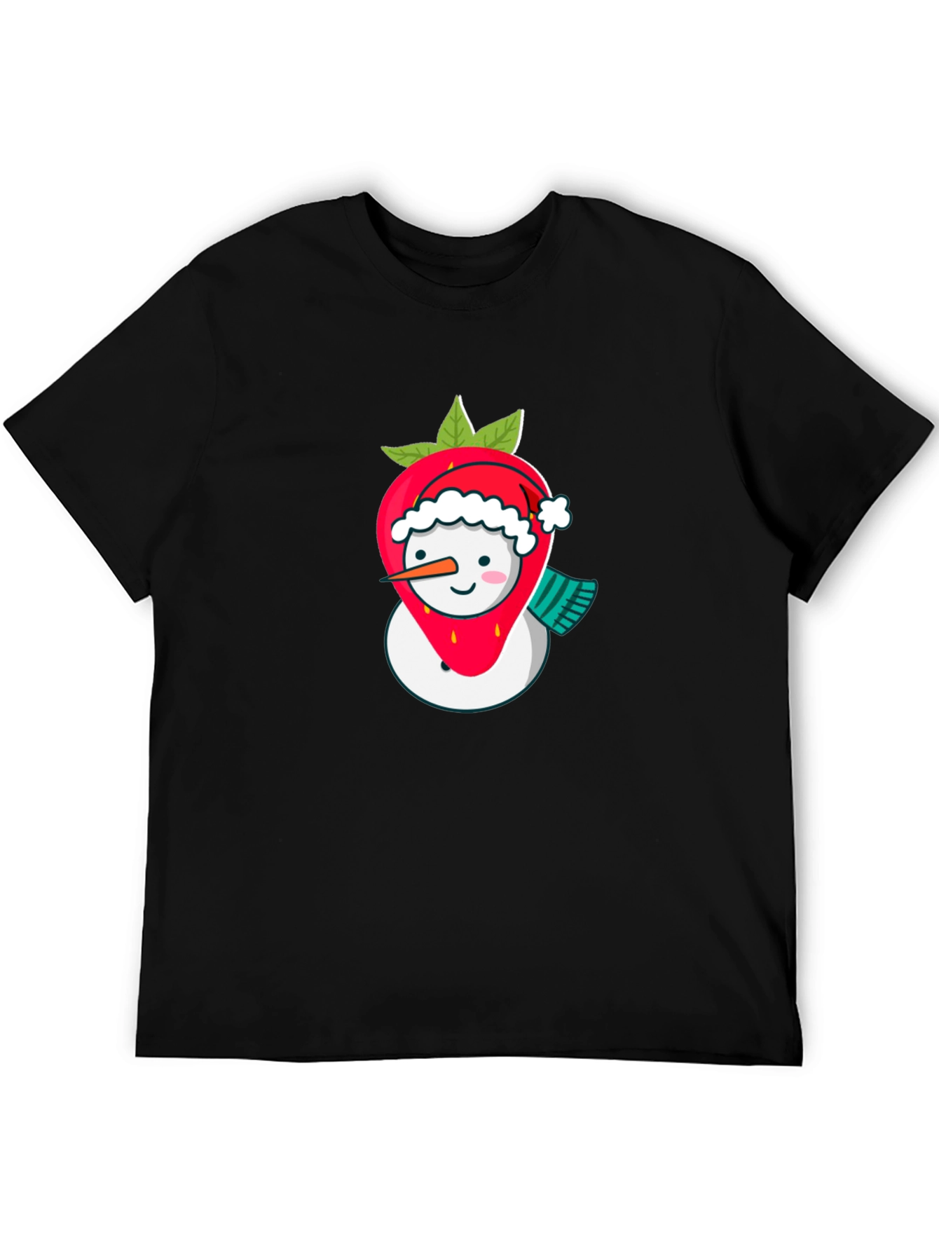 Strawberry Snowman Holiday T-Shirt