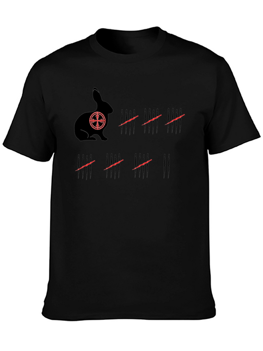 Rabbit Target T-Shirt: Hunters Counting Marks Tee