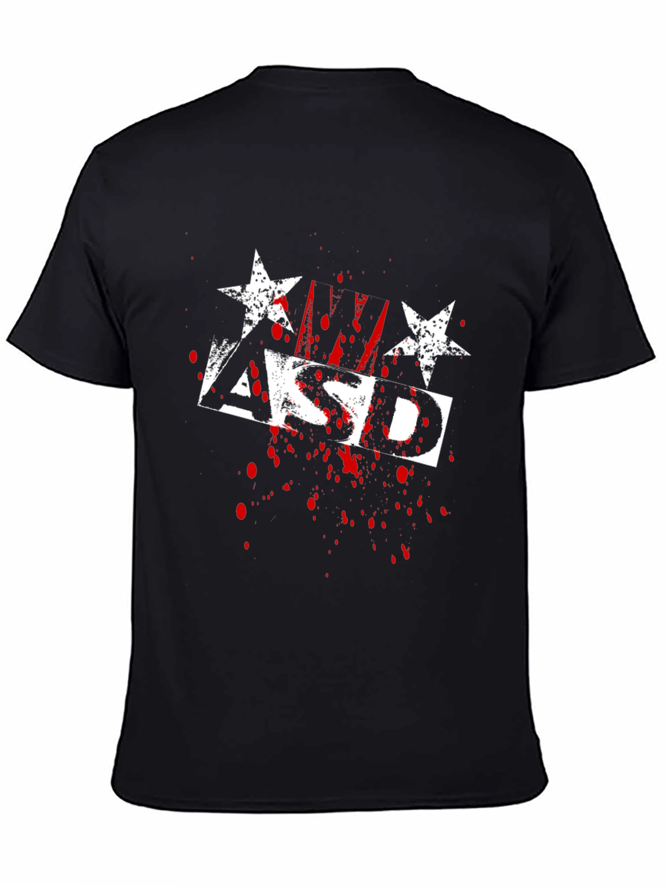 ASD Stars & Splatter Graphic T-Shirt