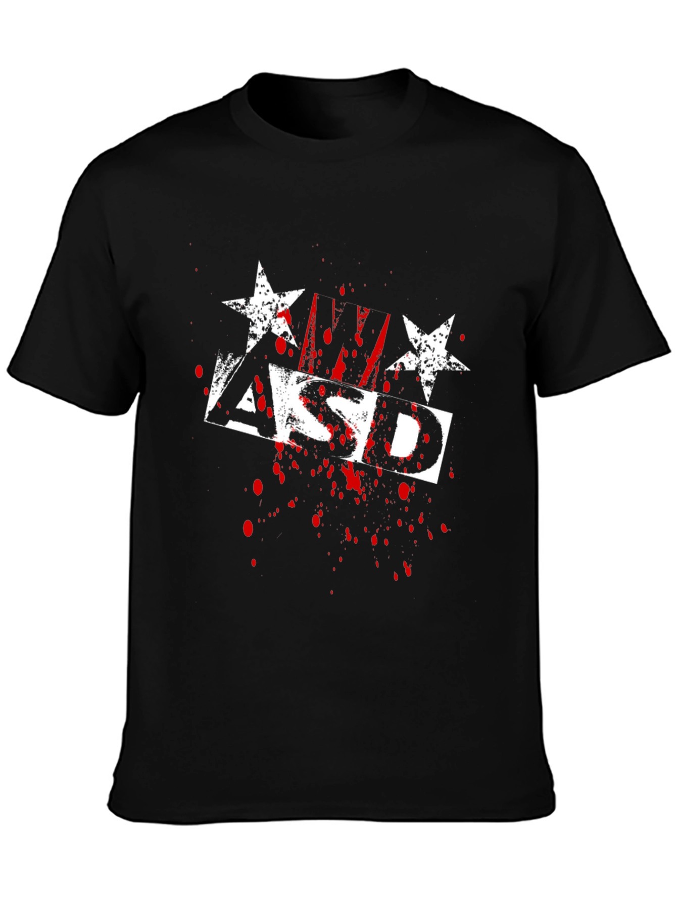 ASD Stars & Splatter Graphic T-Shirt