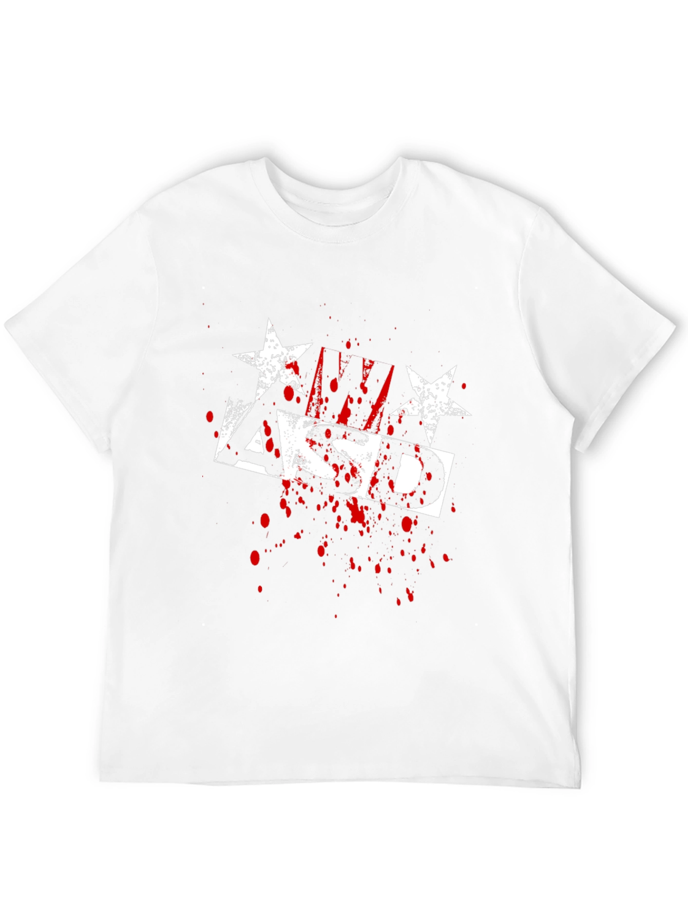 ASD Stars & Splatter Graphic T-Shirt