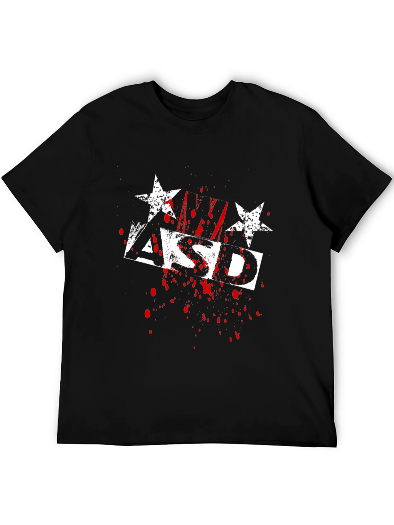 ASD Stars & Splatter Graphic T-Shirt