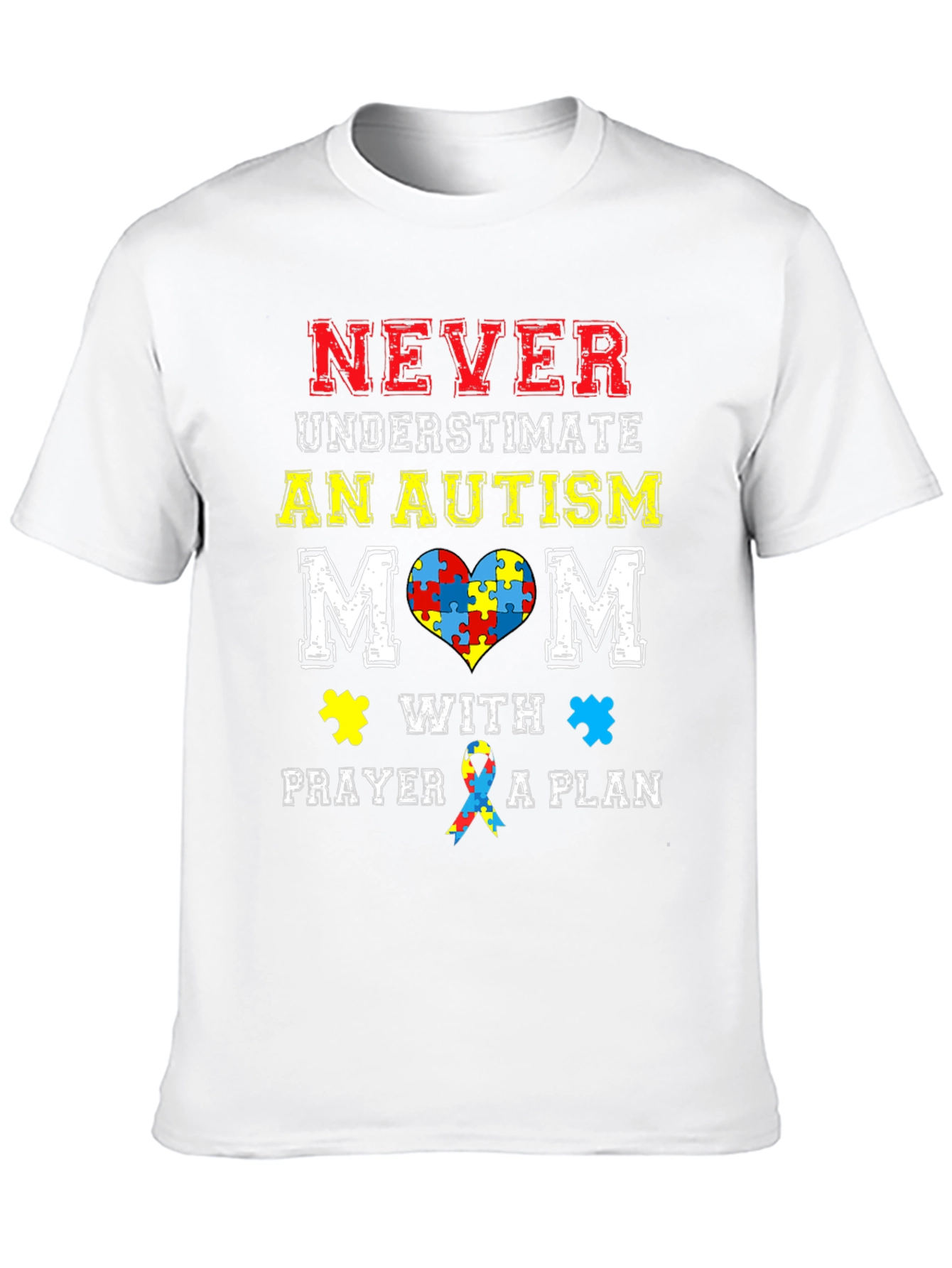 Autism Mom T-Shirt: Never Underestimate