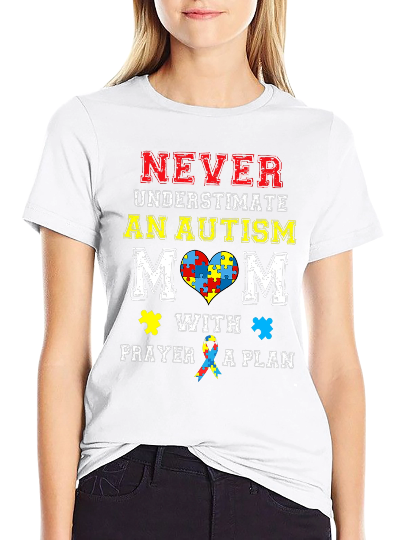 Autism Mom T-Shirt: Never Underestimate