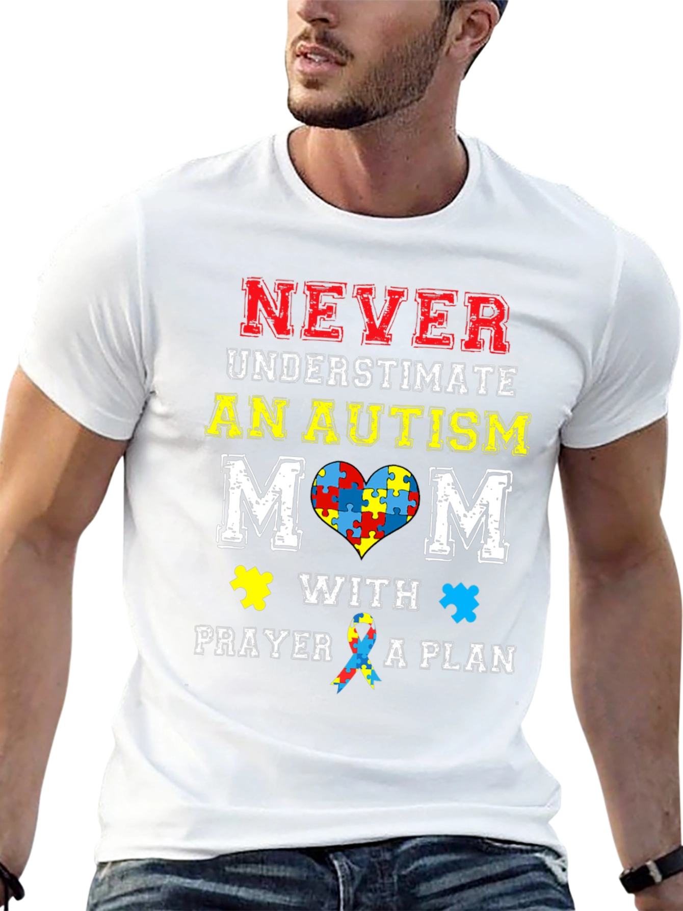Autism Mom T-Shirt: Never Underestimate