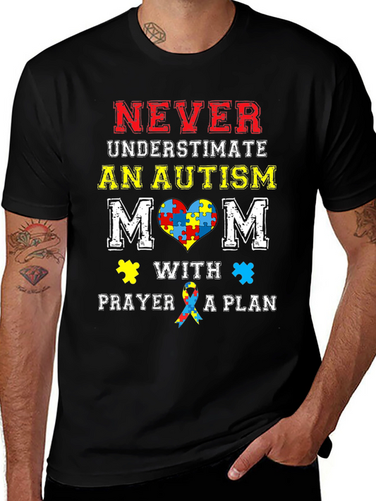 Autism Mom T-Shirt: Never Underestimate