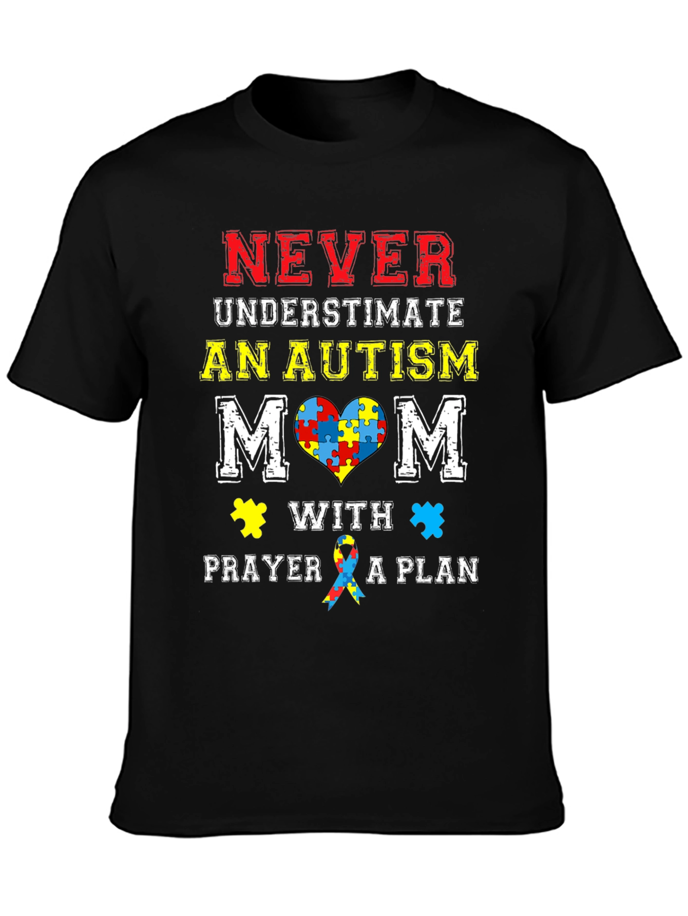 Autism Mom T-Shirt: Never Underestimate