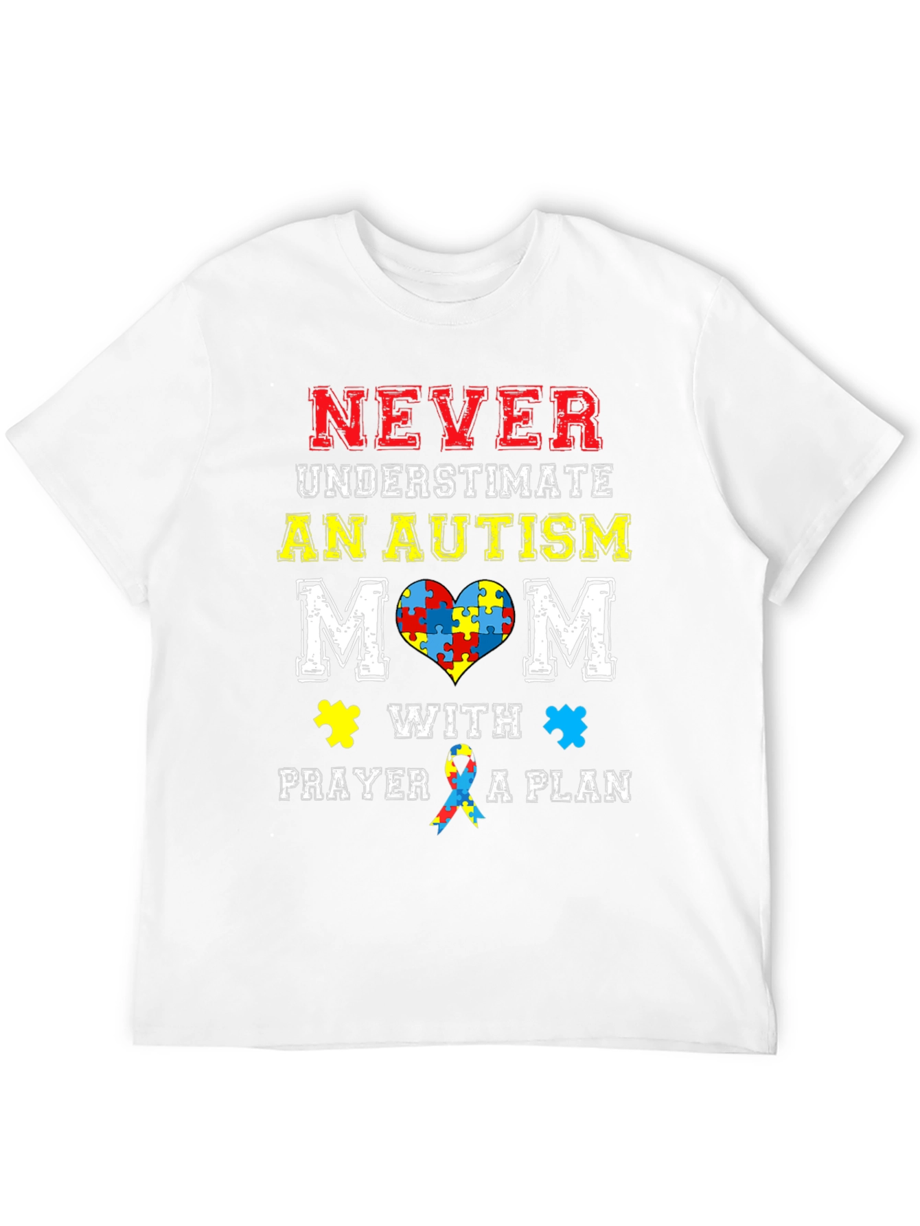 Autism Mom T-Shirt: Never Underestimate