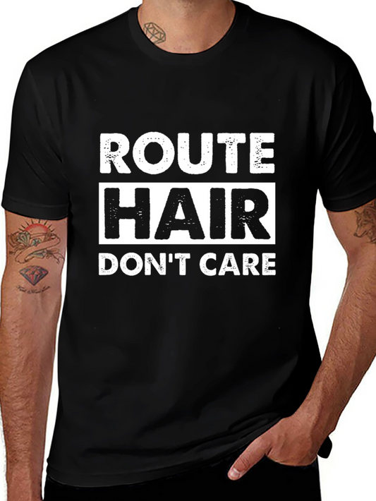 Route Hair Dont Care Black T-Shirt