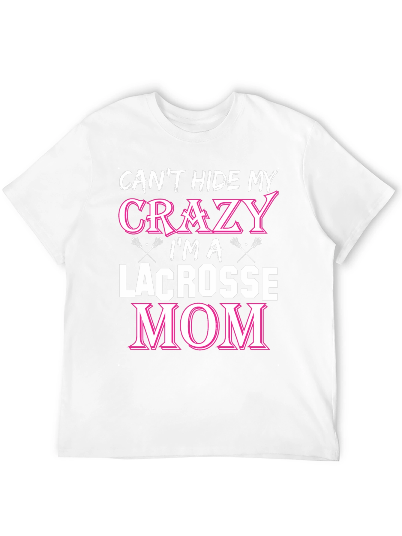 Crazy Lacrosse Mom Graphic Tee