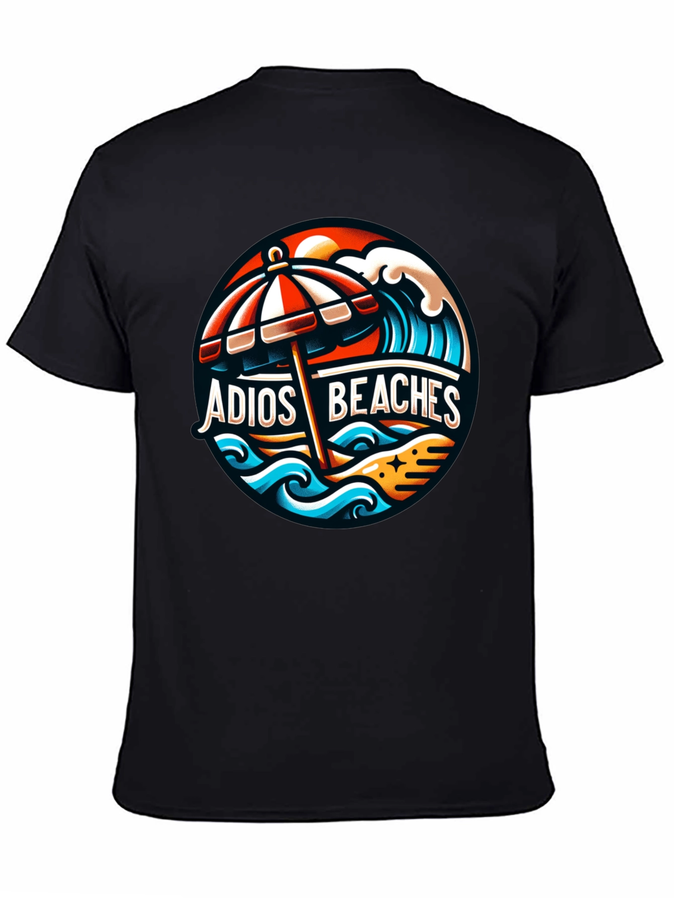 Adios Beaches Graphic T-Shirt - Summer Vacation Tee