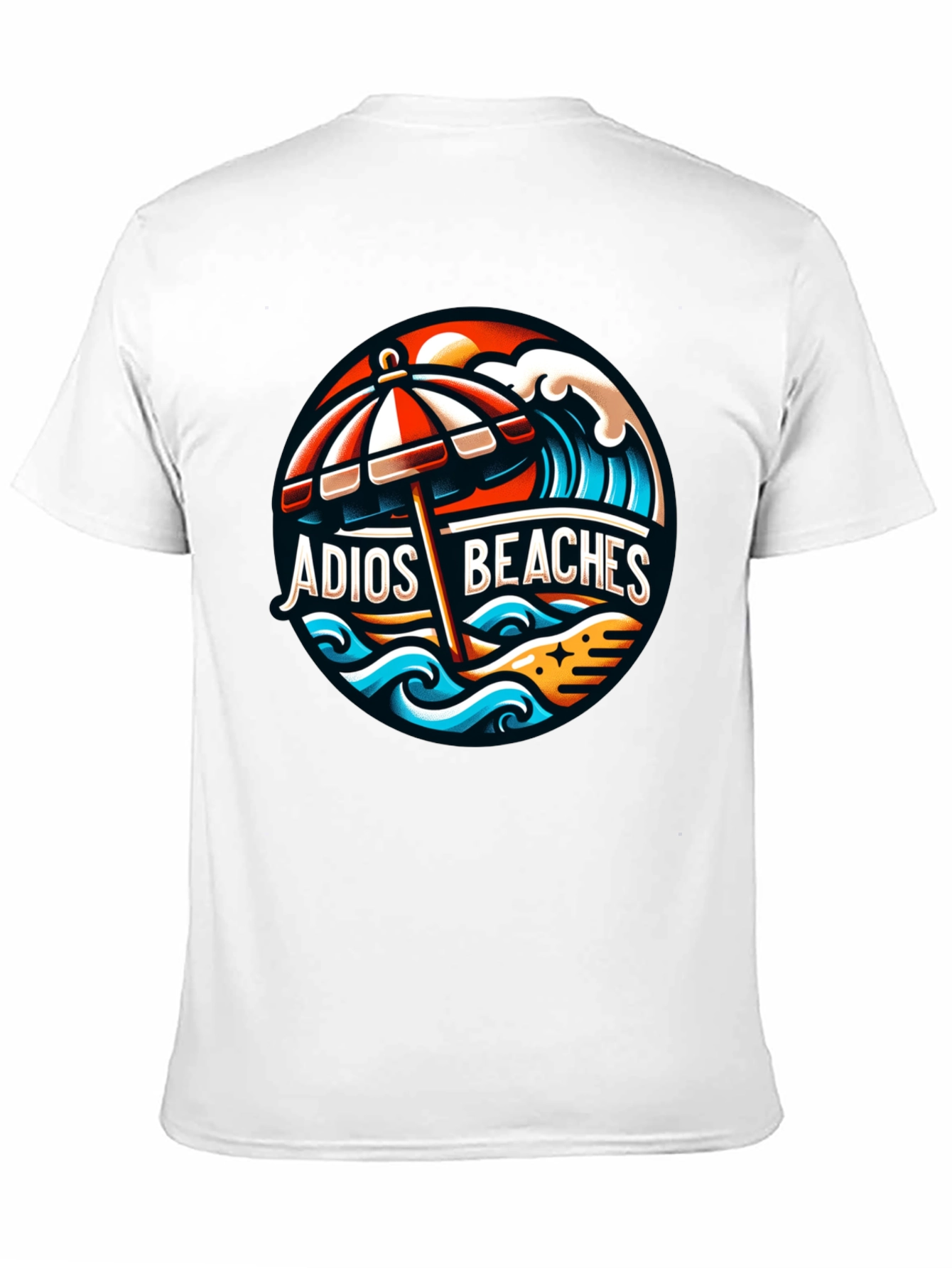 Adios Beaches Graphic T-Shirt - Summer Vacation Tee
