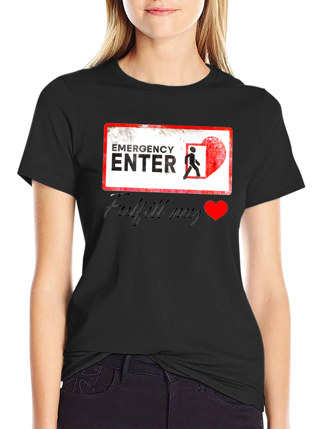 Emergency Enter My Heart Graphic Tee