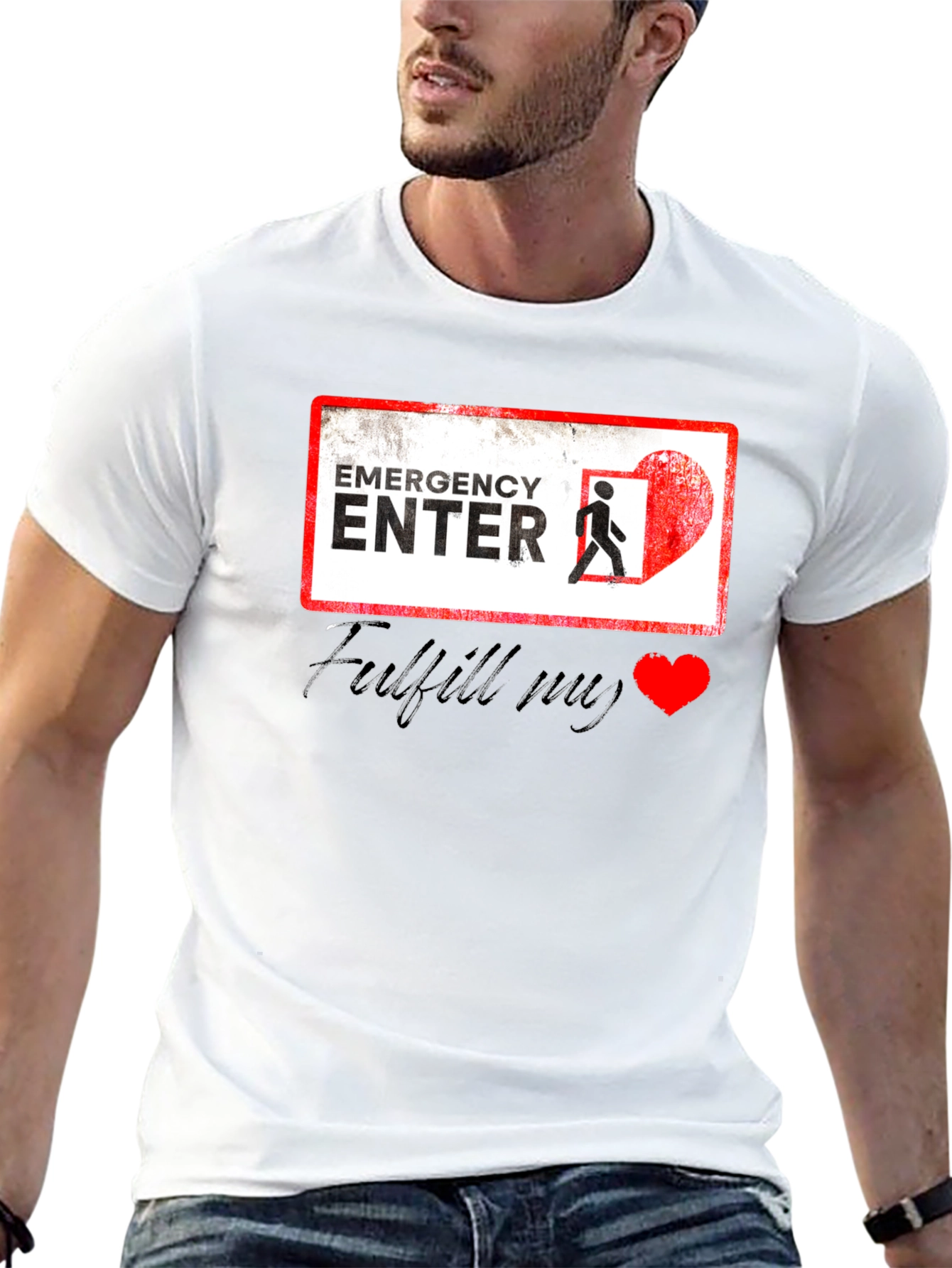 Emergency Enter My Heart Graphic Tee