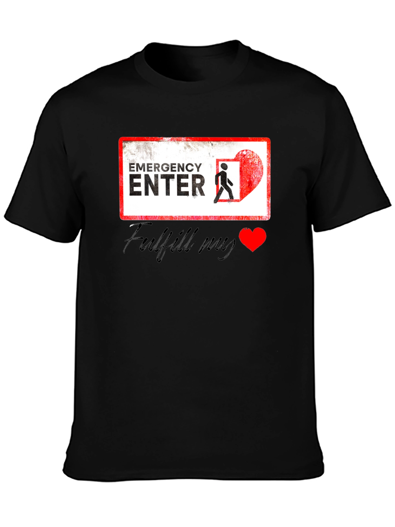 Emergency Enter My Heart Graphic Tee