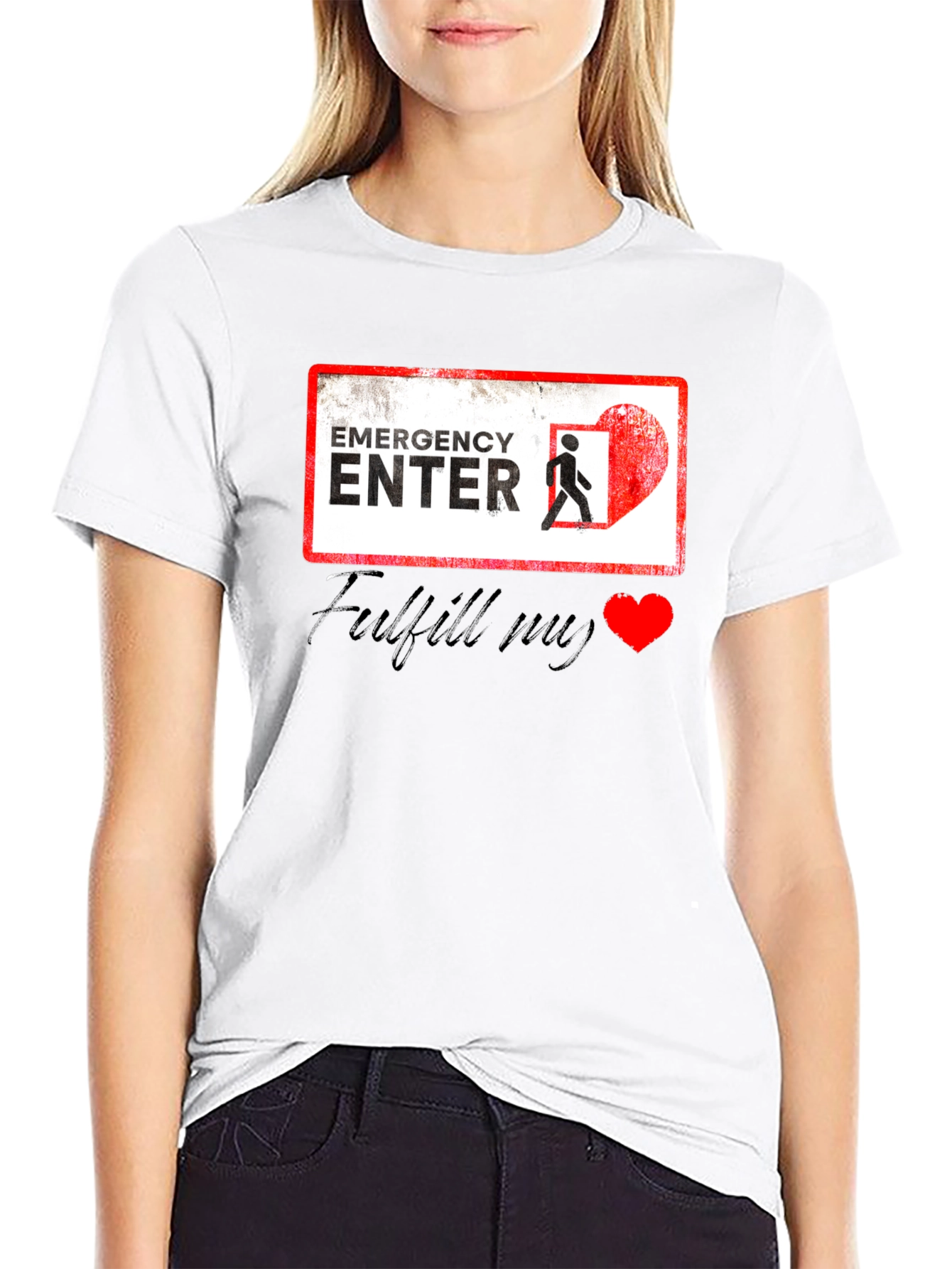 Emergency Enter My Heart Graphic Tee