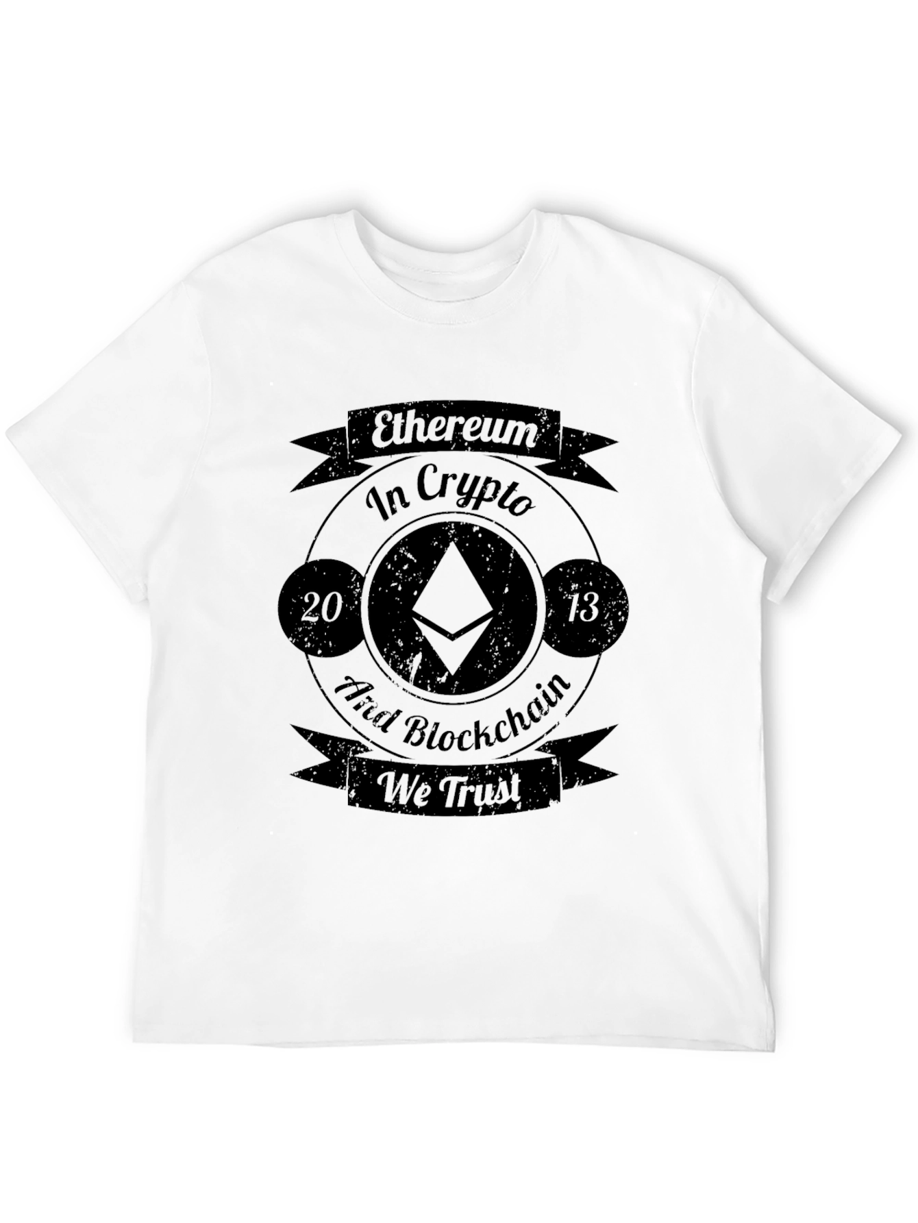 Ethereum Crypto T-Shirt - Blockchain We Trust