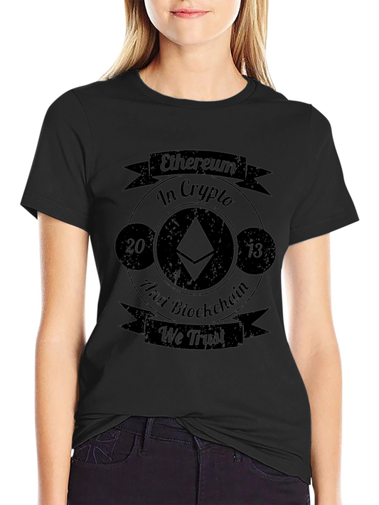Ethereum Crypto T-Shirt - Blockchain We Trust