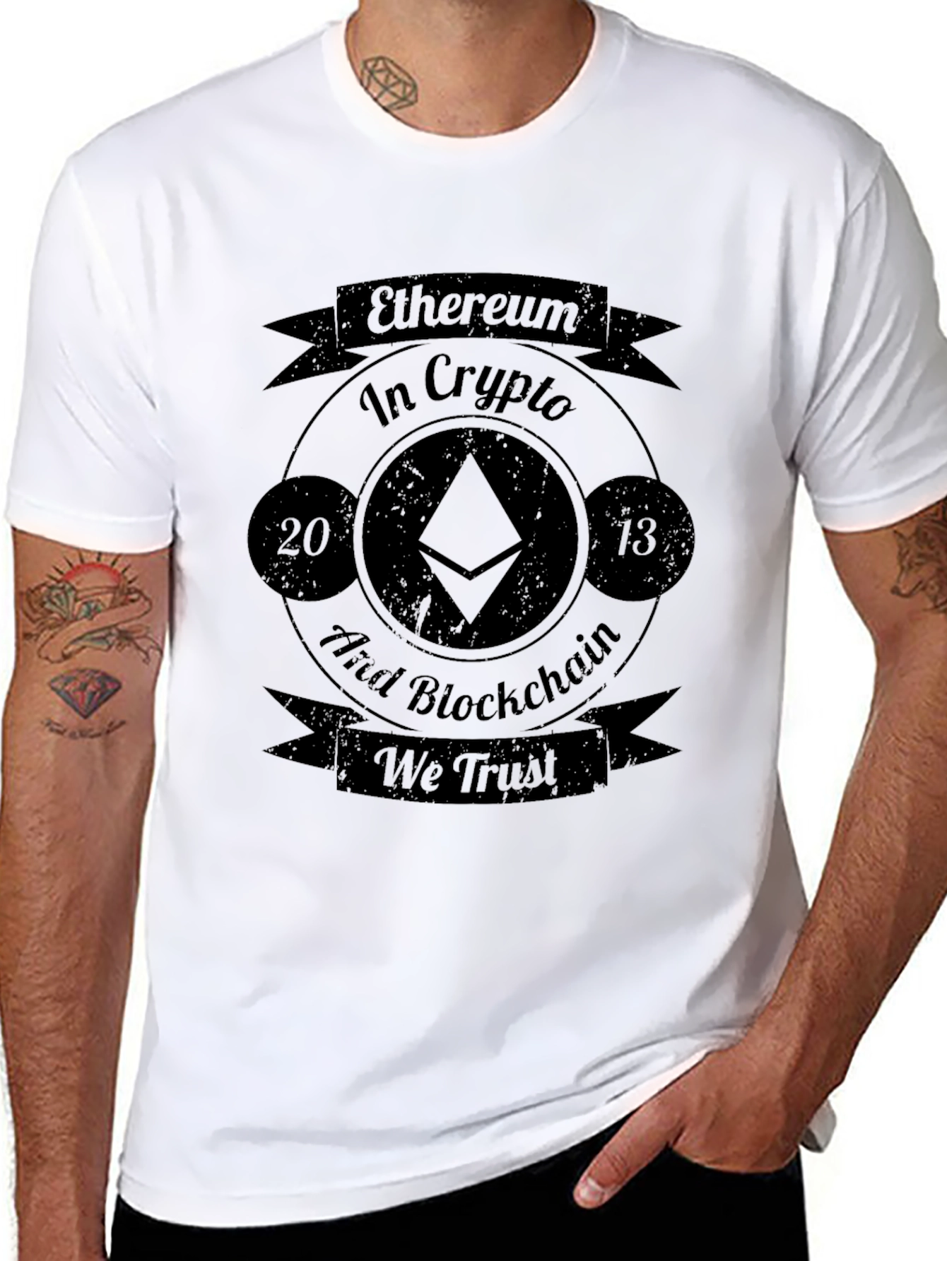 Ethereum Crypto T-Shirt - Blockchain We Trust