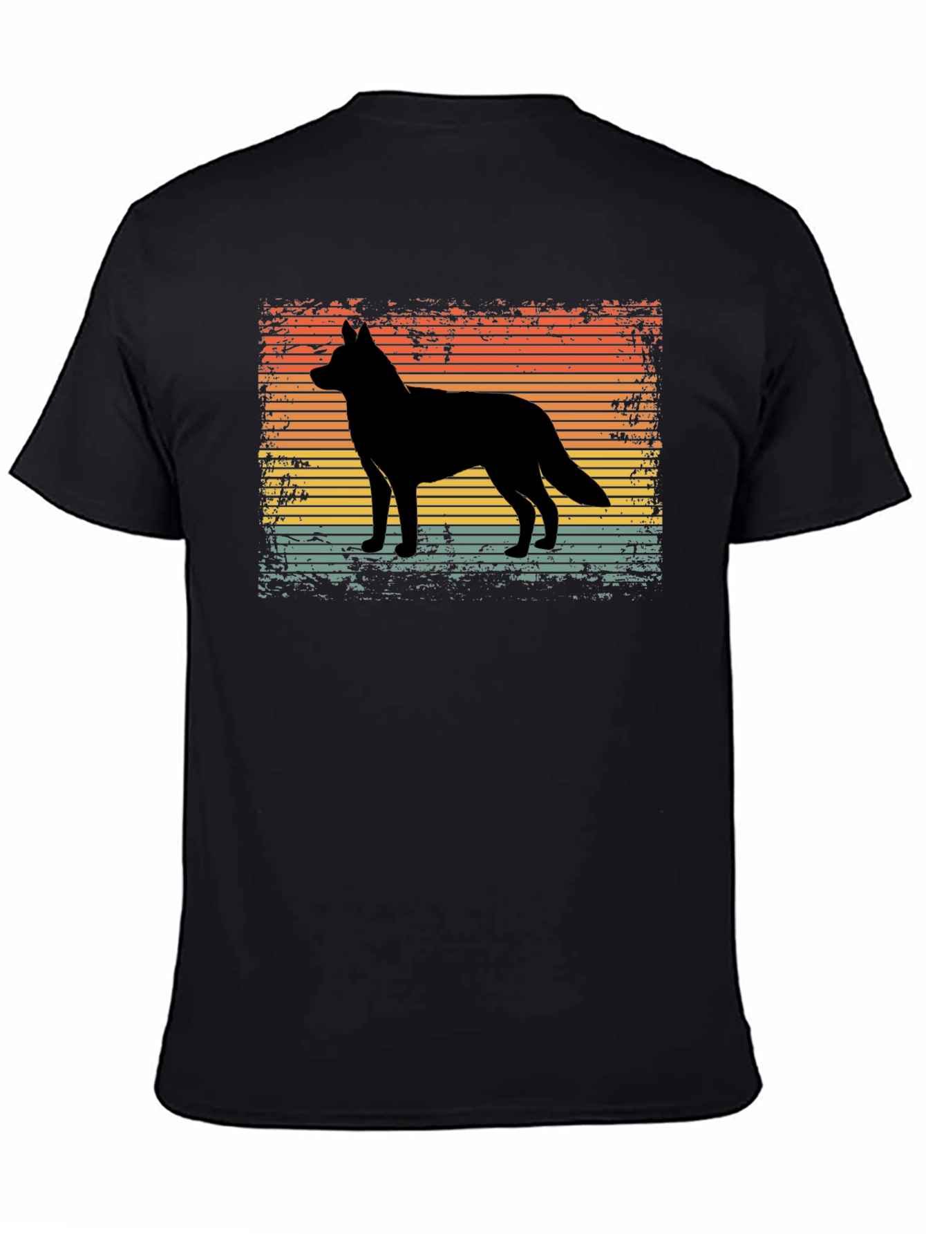 Retro Dog Silhouette T-Shirt