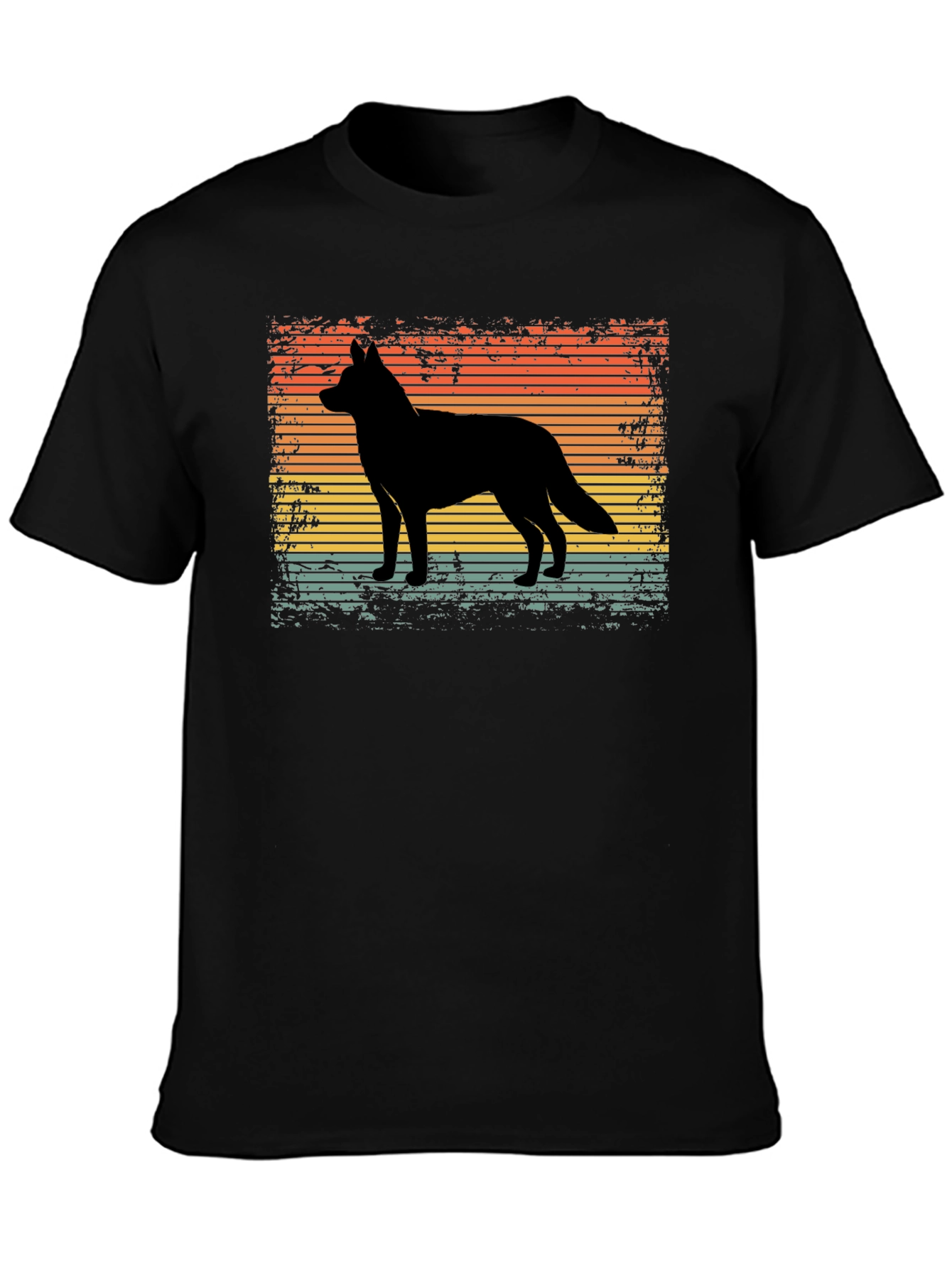 Retro Dog Silhouette T-Shirt