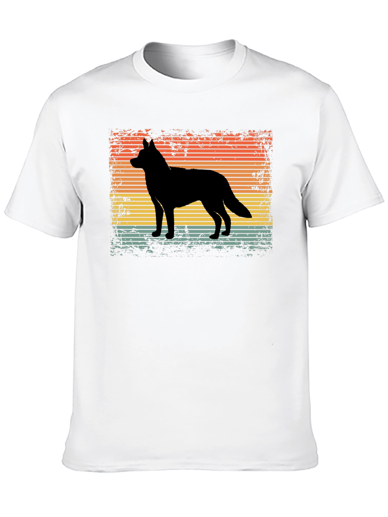 Retro Dog Silhouette T-Shirt