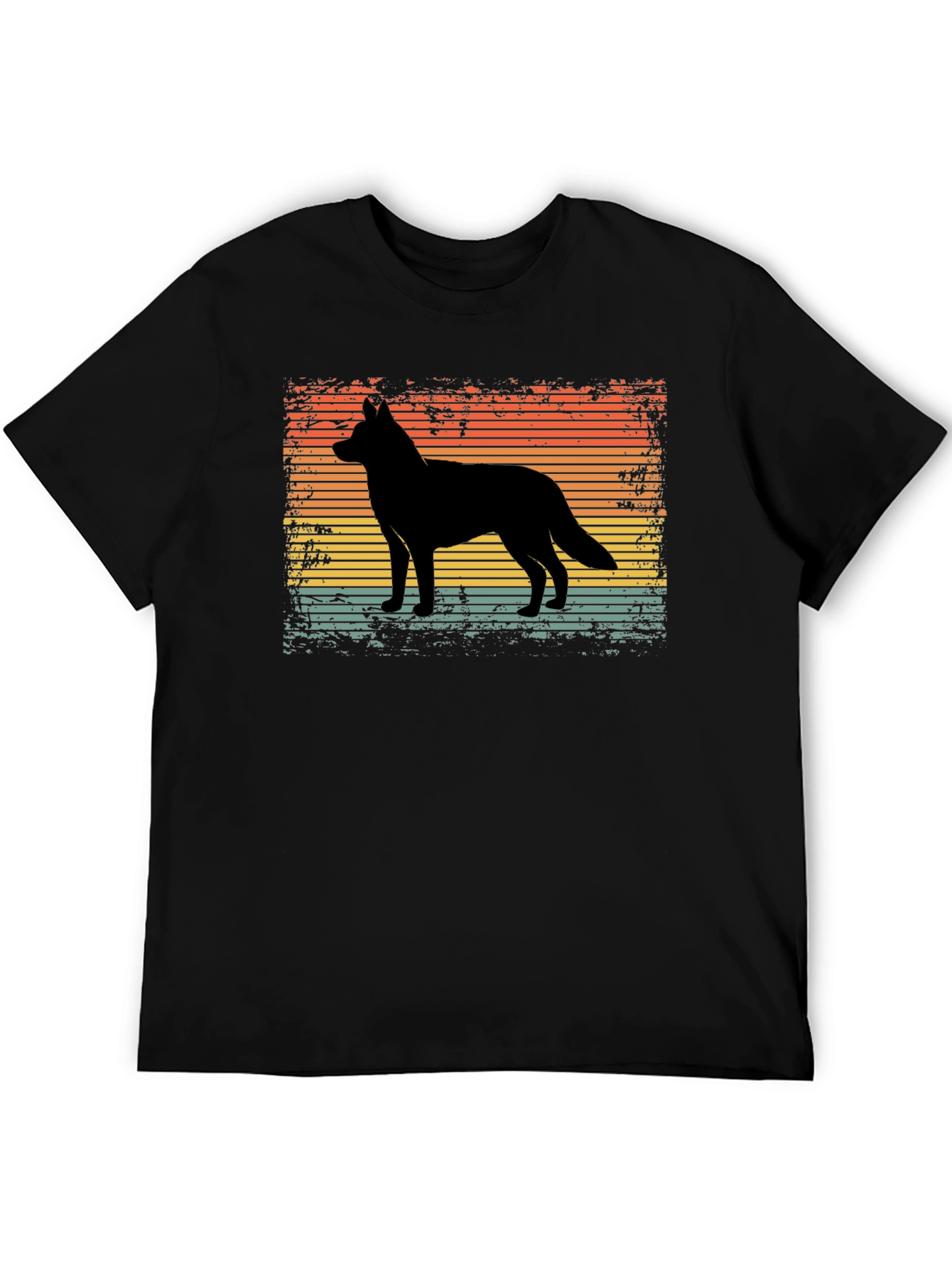 Retro Dog Silhouette T-Shirt