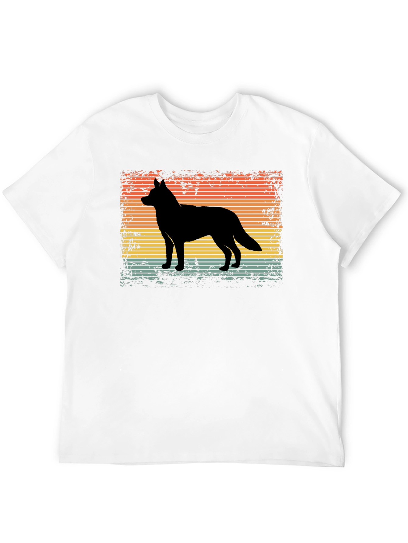 Retro Dog Silhouette T-Shirt