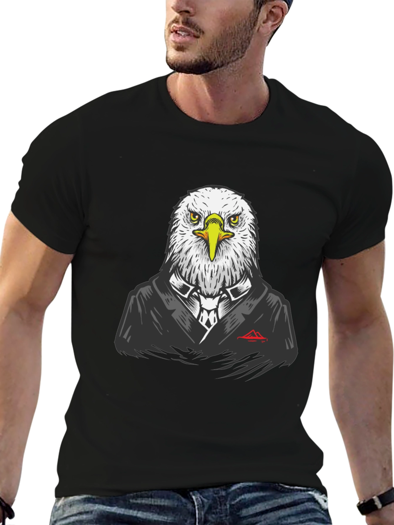 Eagle Boss Graphic T-Shirt - Bold Statement Piece