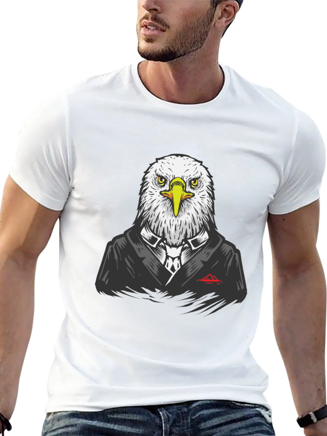 Eagle Boss Graphic T-Shirt - Bold Statement Piece